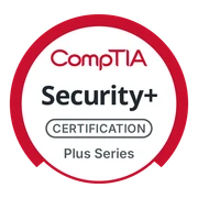 CompTIA Security+ certification badge