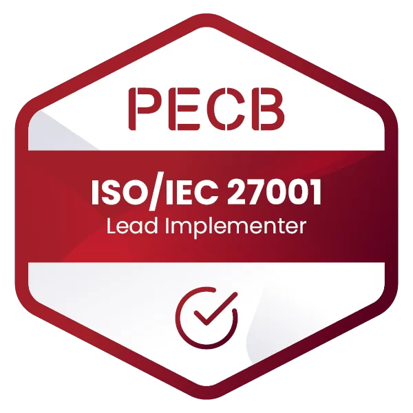 PECB ISO/IEC 27001 Lead Implementer badge