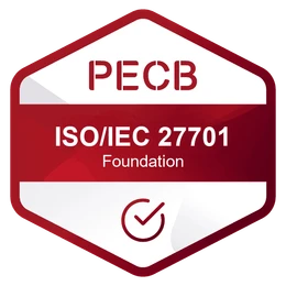 PECB Certified ISO/IEC 27701 Foundation badge